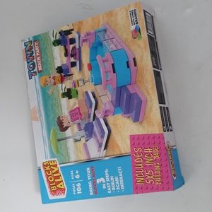 Blocks Alive Town Beach Party Interactive Building Block Set